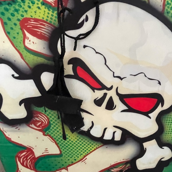 Skull Printed 18x46” Beach Boogie Board EUC - Picture 5 of 5